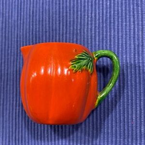Maruhon Ware Pumpkin mini creamer pitcher vintage antique unique